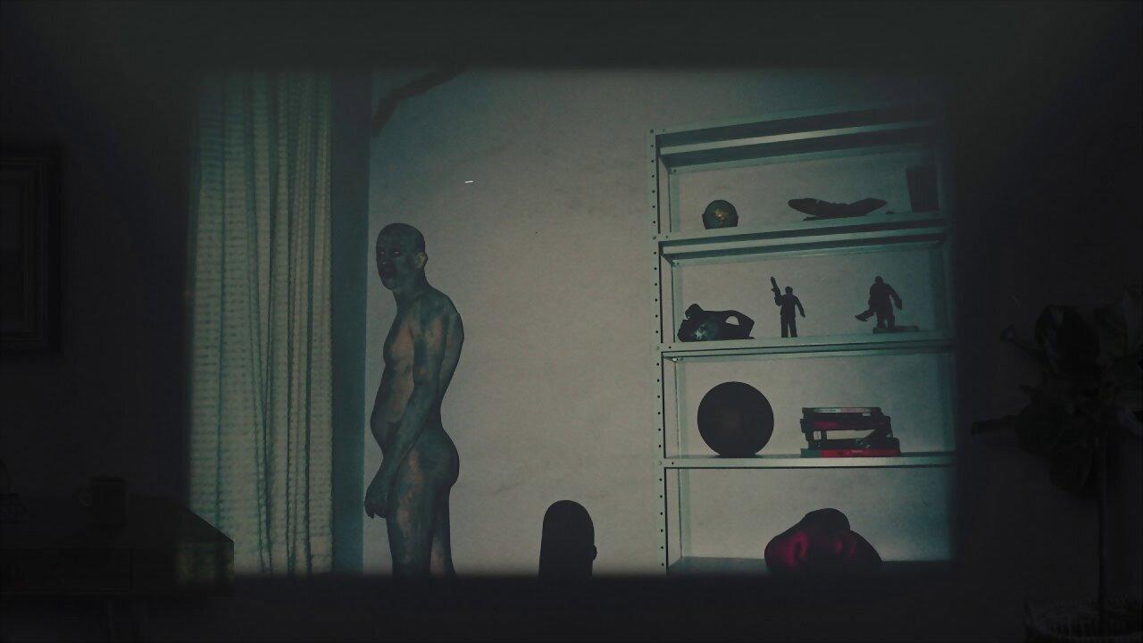 Who’s That Man Inside My House? 2019 movie scene
