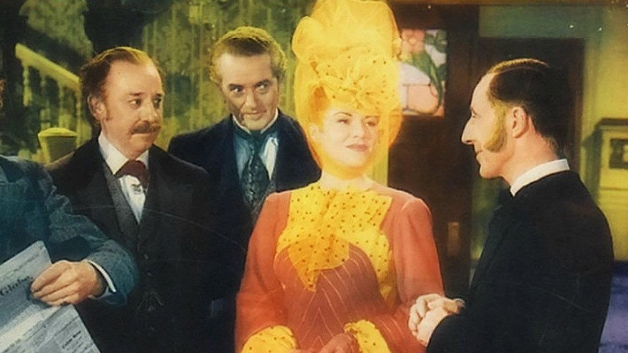 The Woman of the Town 1943 movie scene