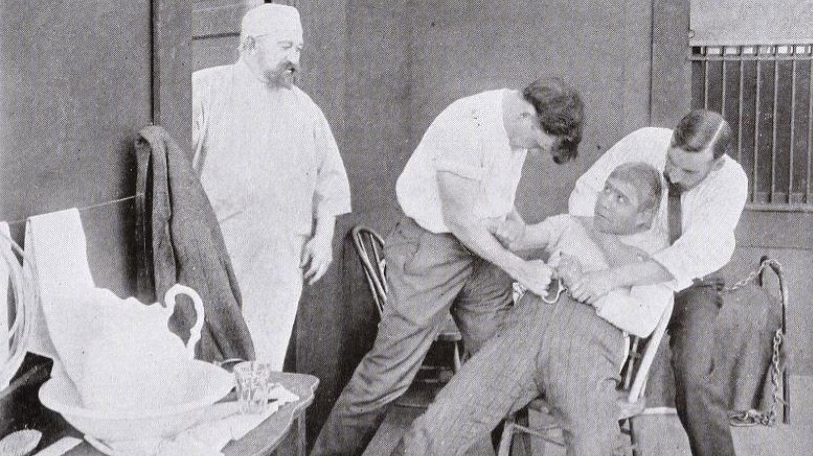 The Vivisectionist 1915 movie scene