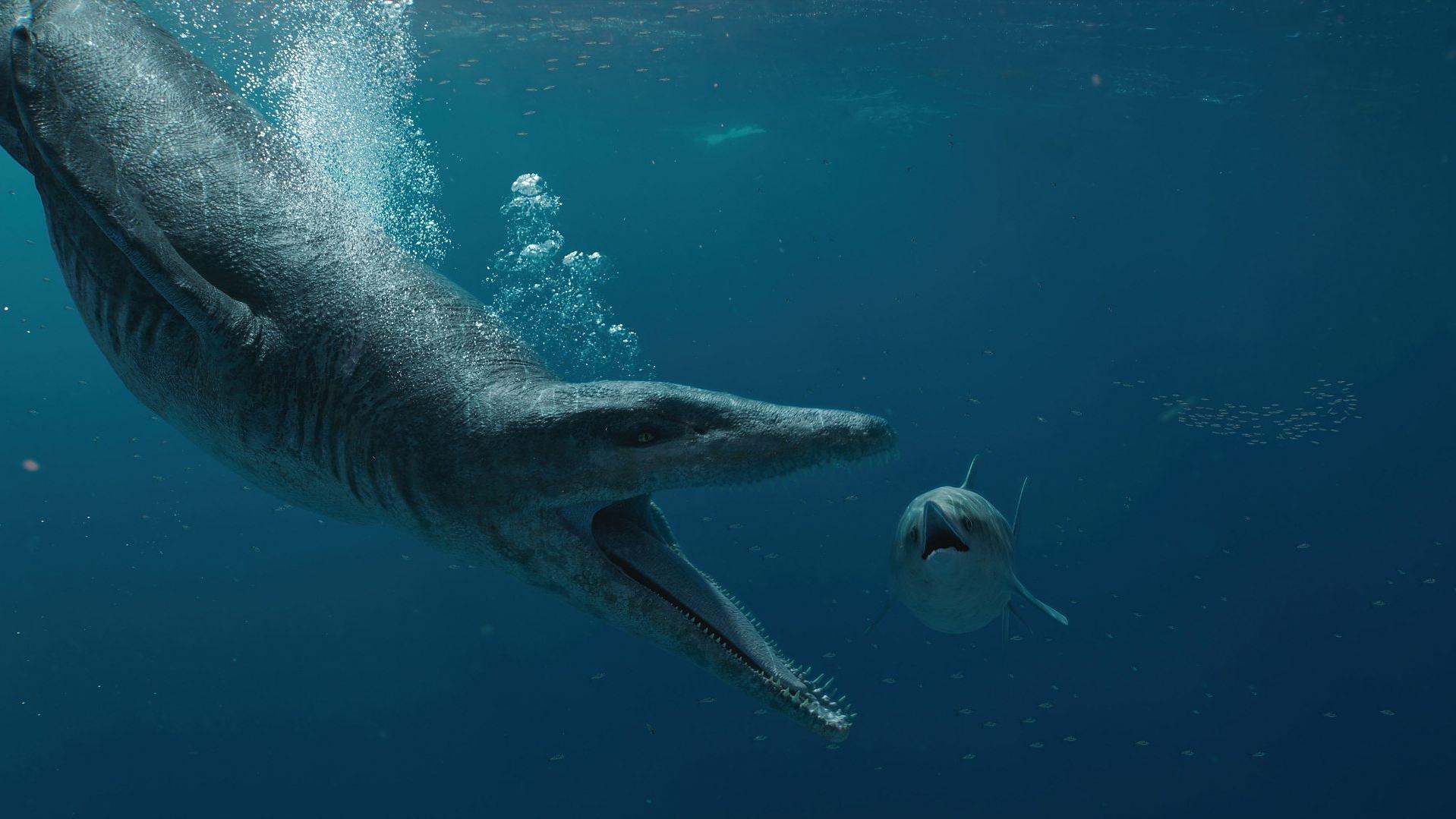 Attenborough and the Giant Sea Monster 2024 movie scene