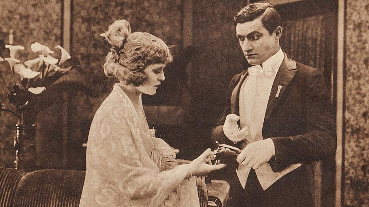 Rough-Riding Romance 1919 movie scene