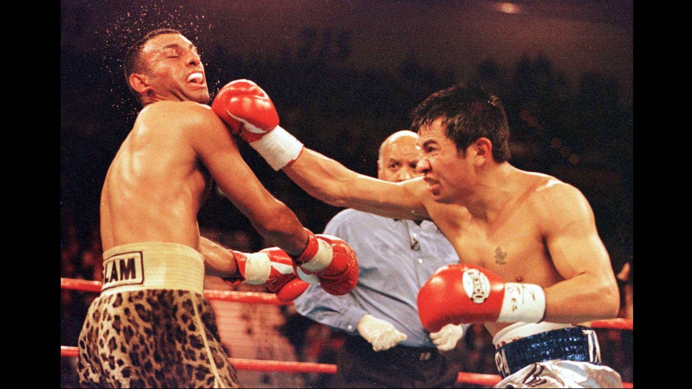 Naseem Hamed vs. Marco Antonio Barrera 2001 movie scene