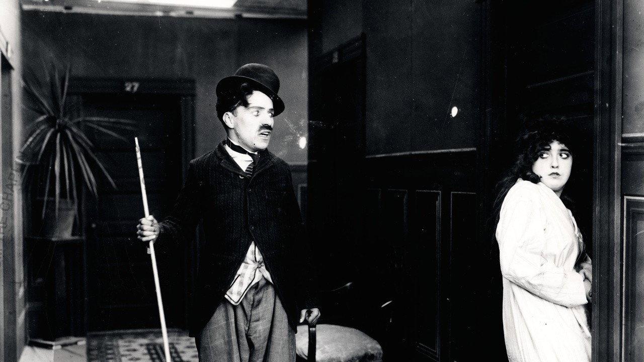 Mabel's Strange Predicament 1914 movie scene
