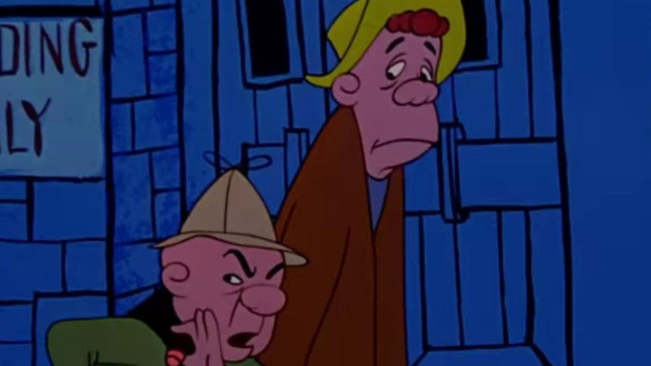 Barefaced Flatfoot 1951 movie scene