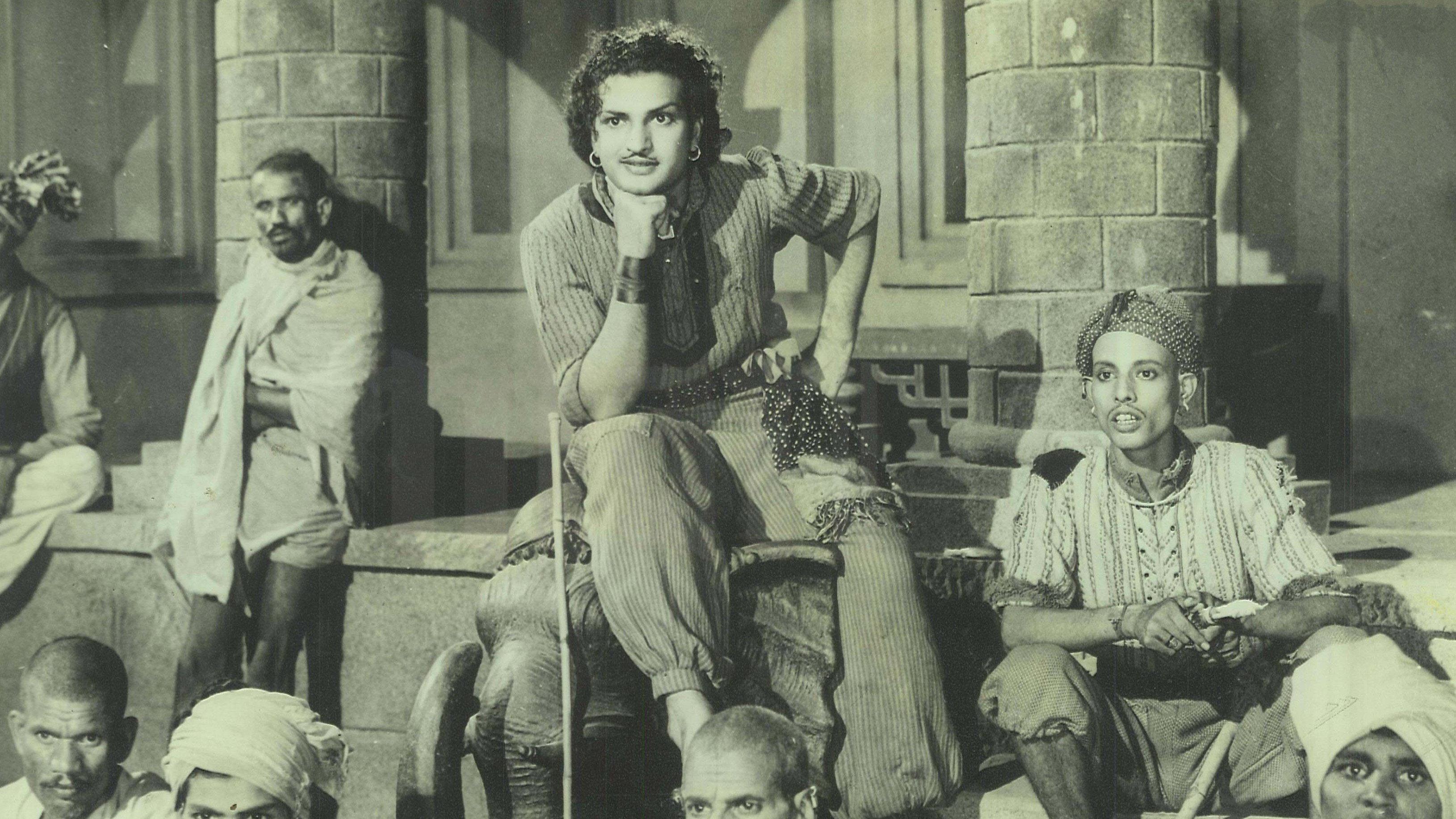 Pathala Bhairavi 1951 movie scene