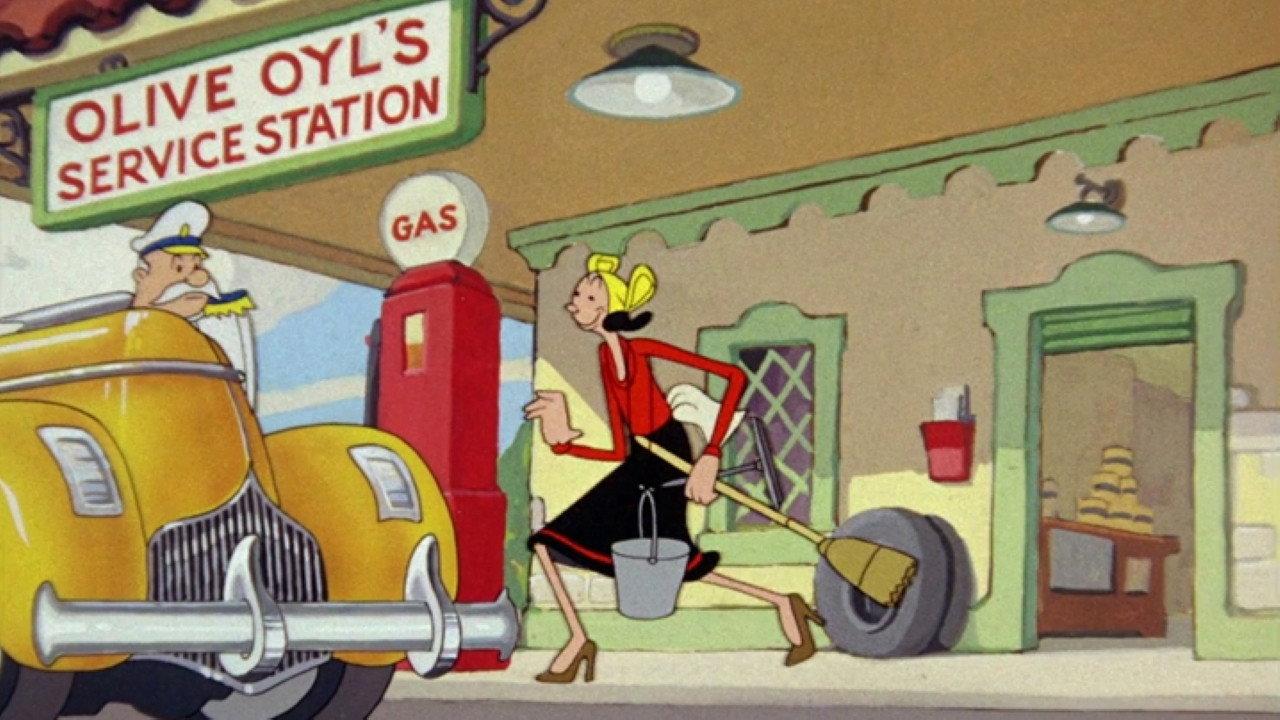 Service with a Guile 1946 movie scene