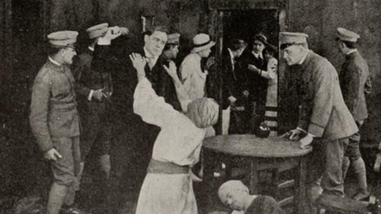 The Pool of Flame 1916 movie scene