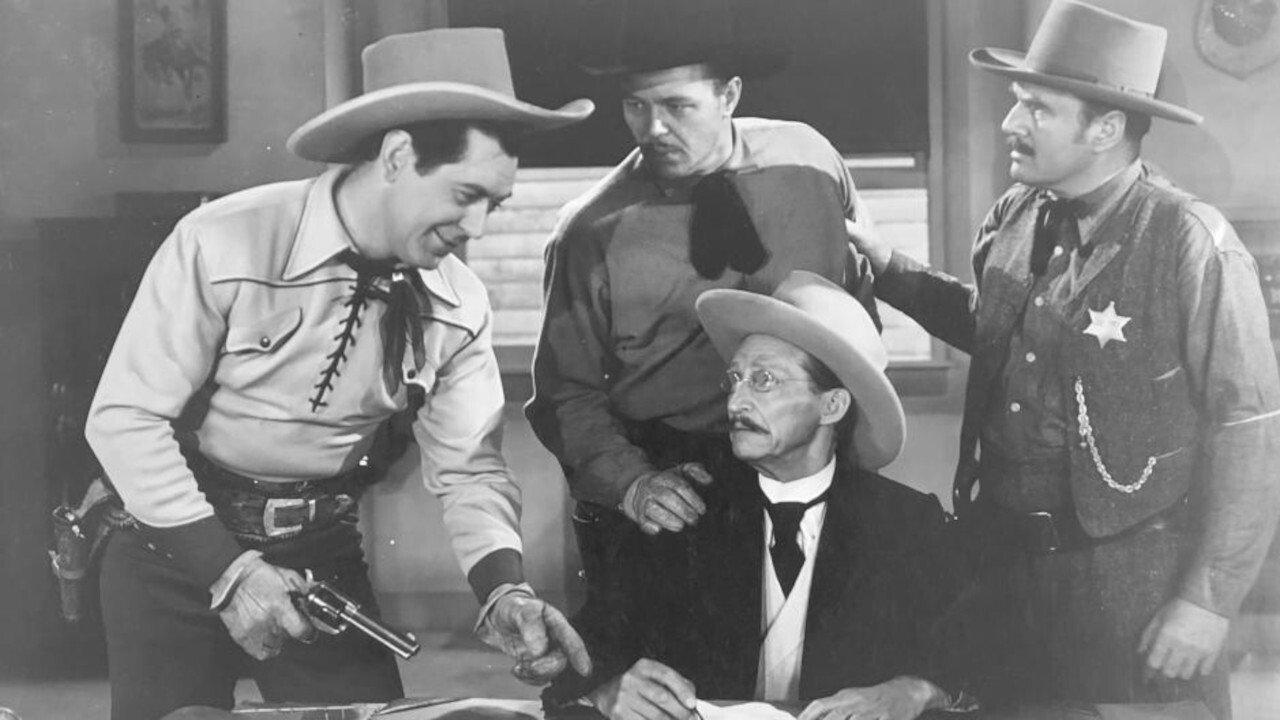 Ragtime Cowboy Joe 1940 movie scene