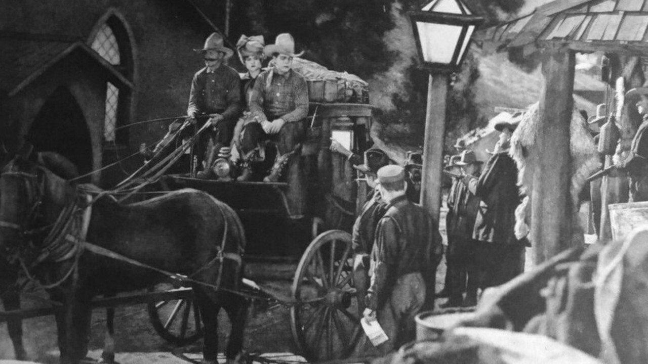 Ride for Your Life 1924 movie scene