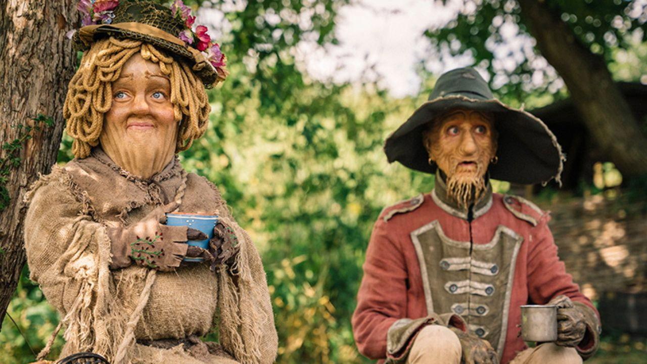 Worzel Gummidge: Twitchers 2021 movie scene