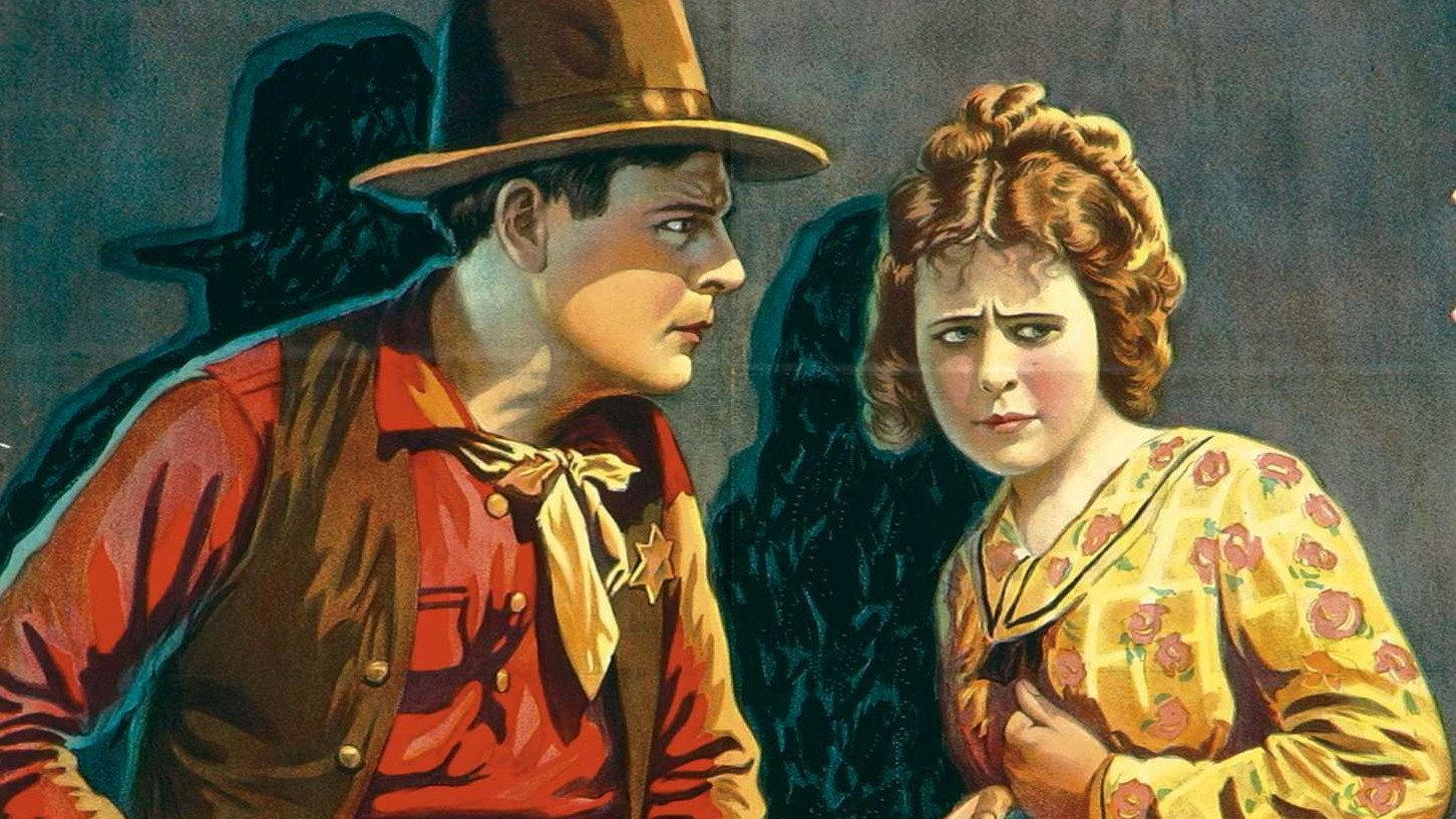 When a Woman Strikes 1919 movie scene