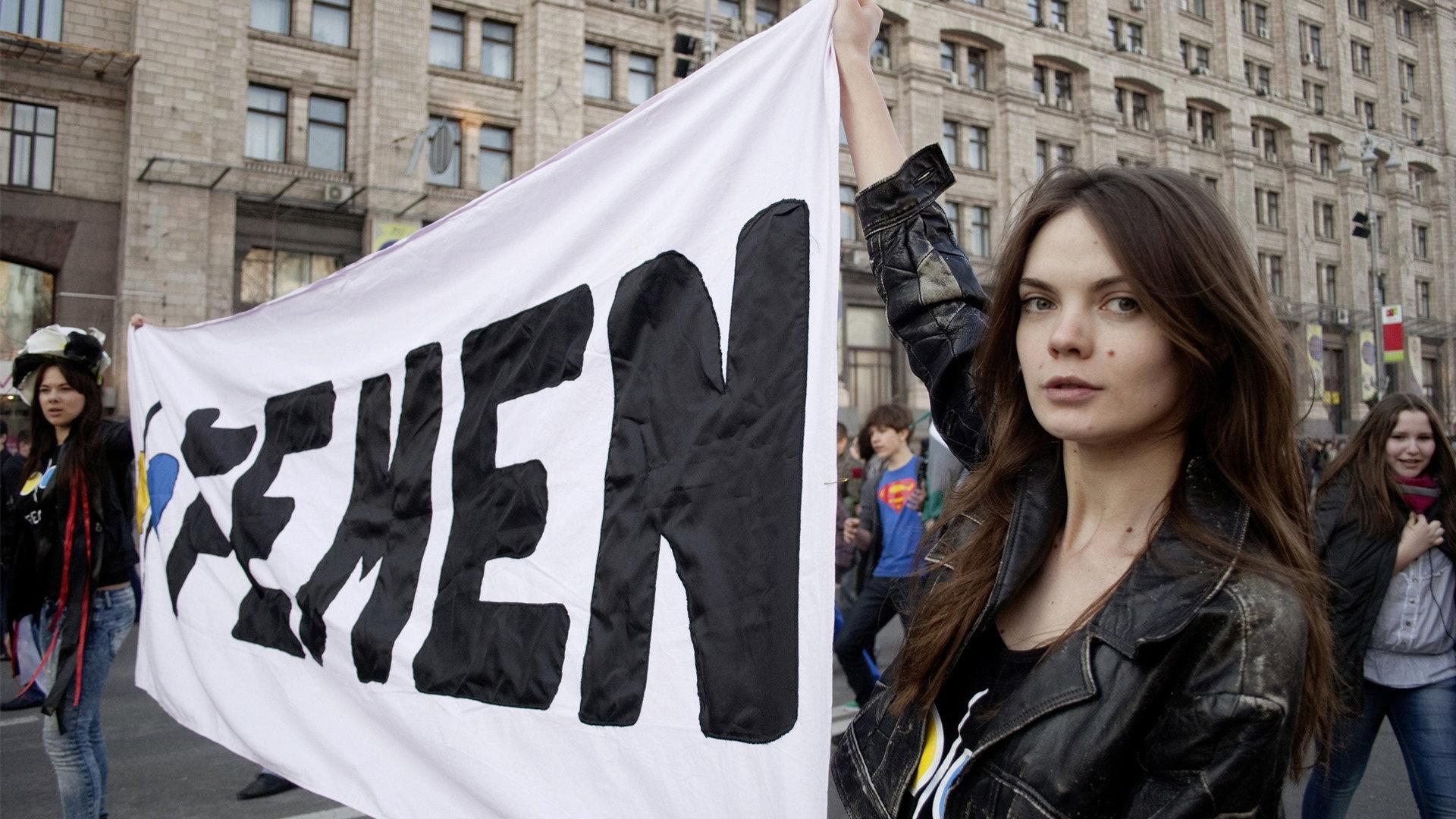 I Am FEMEN 2014 movie scene