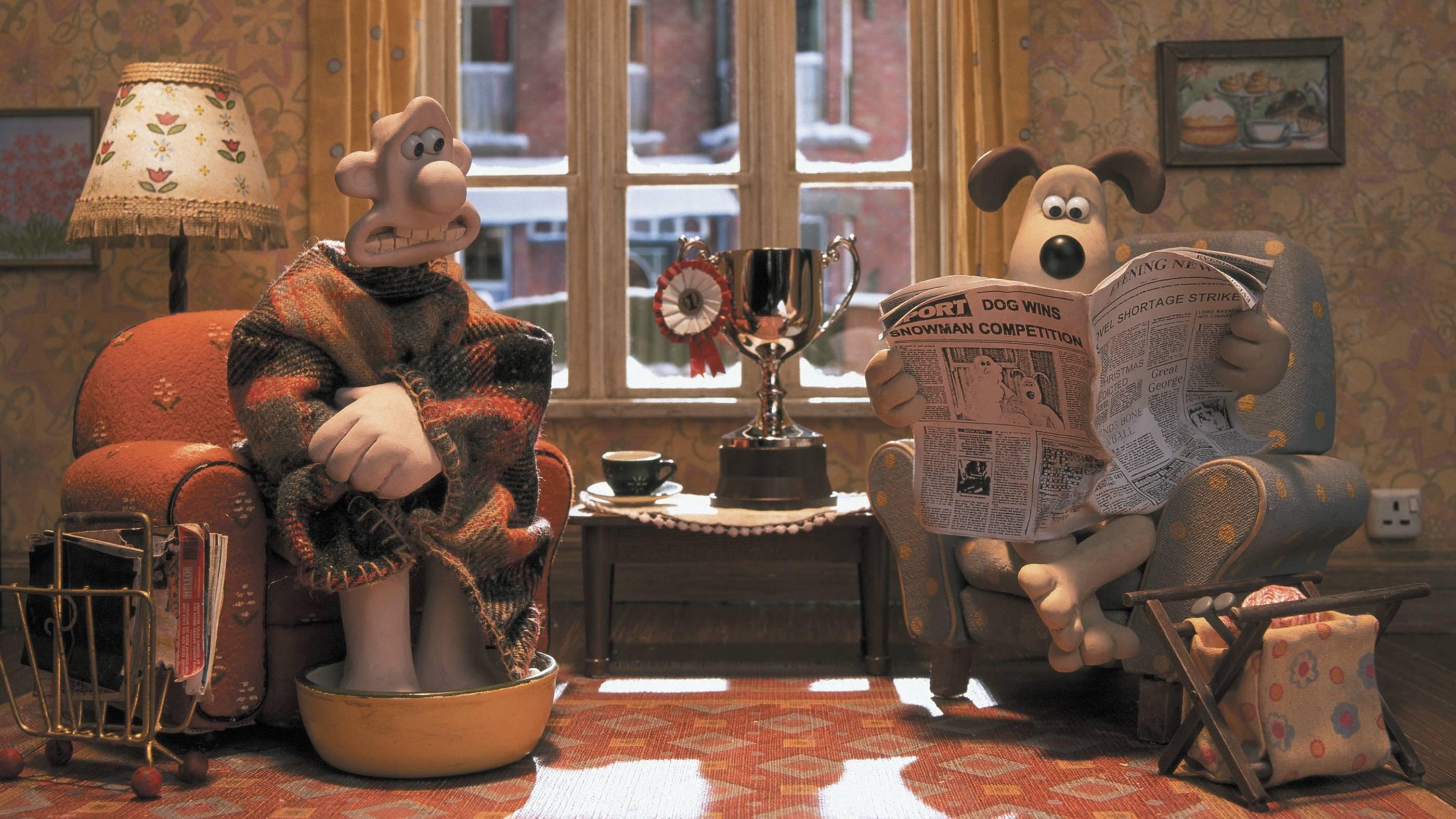 Wallace & Gromit's Cracking Contraptions 2002 movie scene
