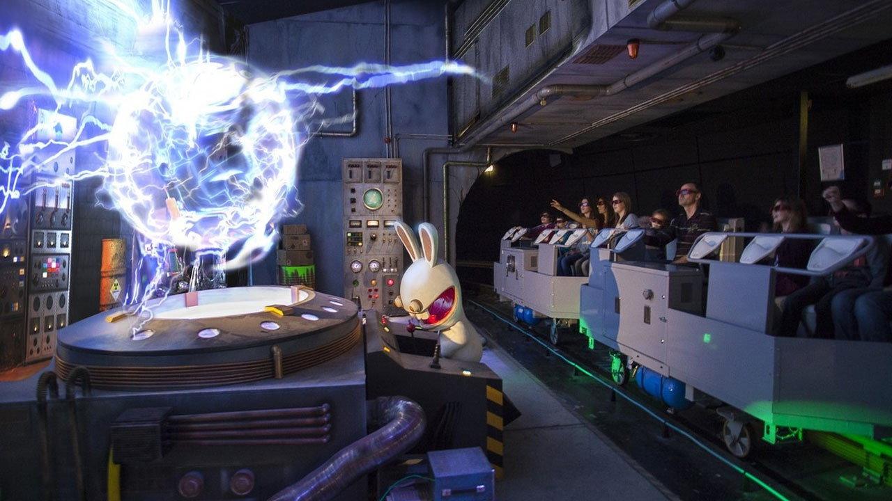 Rabbids Time Machine 2013 movie scene
