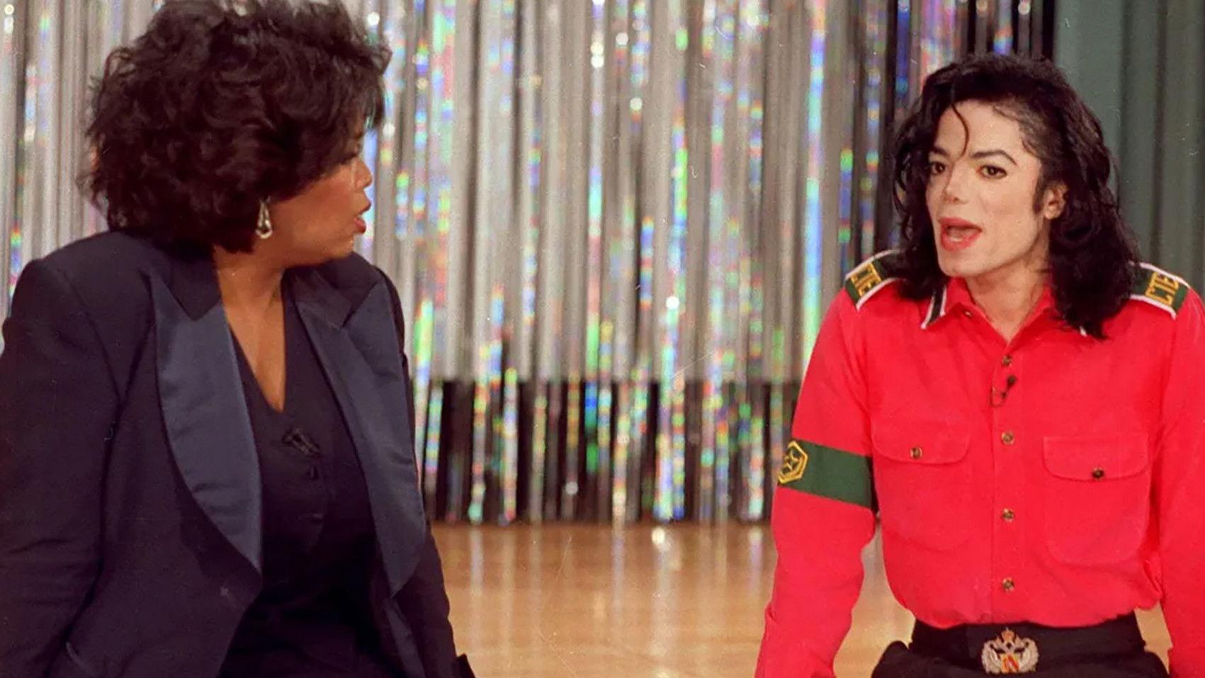 Michael Jackson Talks... to Oprah 1993 movie scene