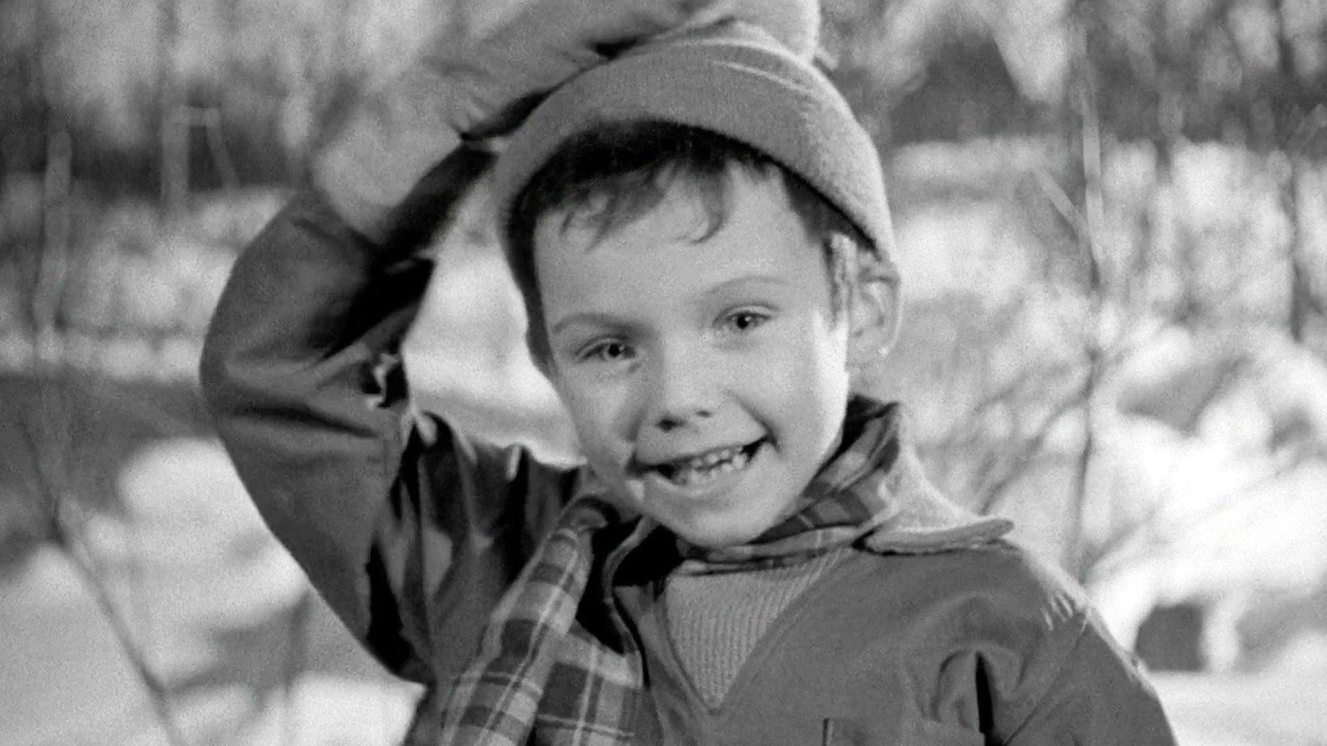 Father of Four: In the Snow 1954 movie scene
