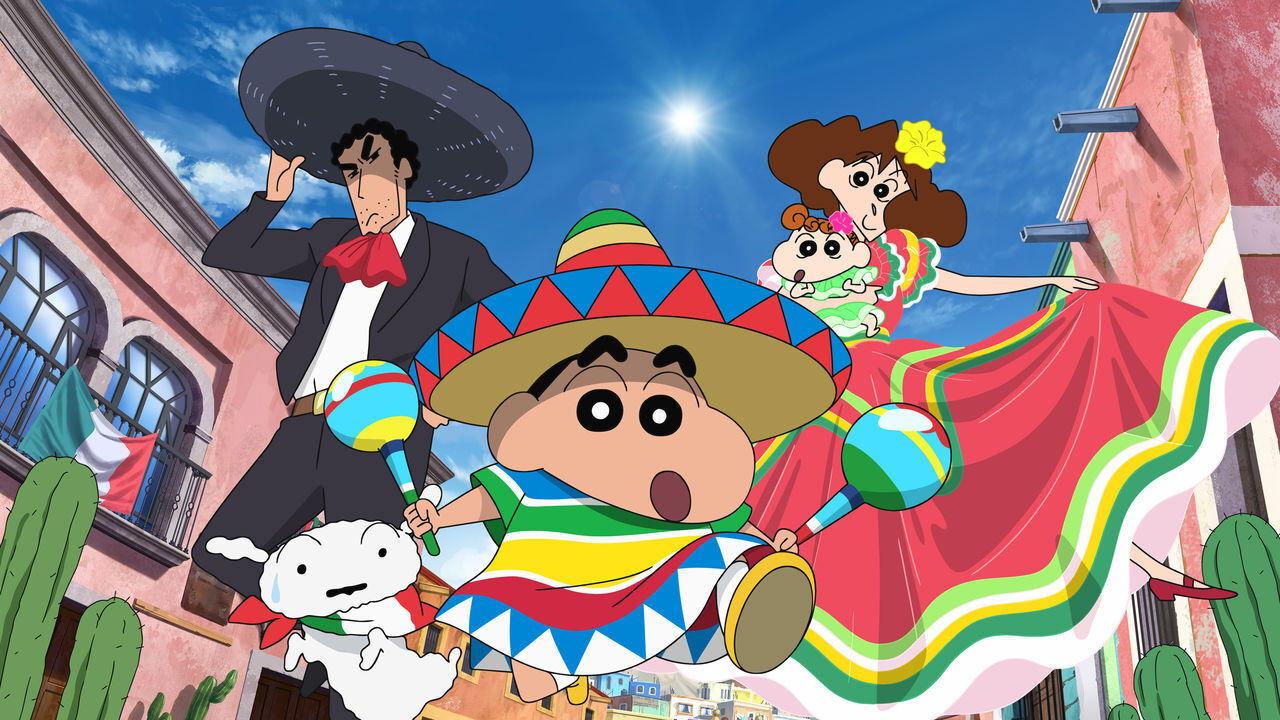 Crayon Shin-chan: My Moving Story! Cactus Large Attack! 2015 movie scene