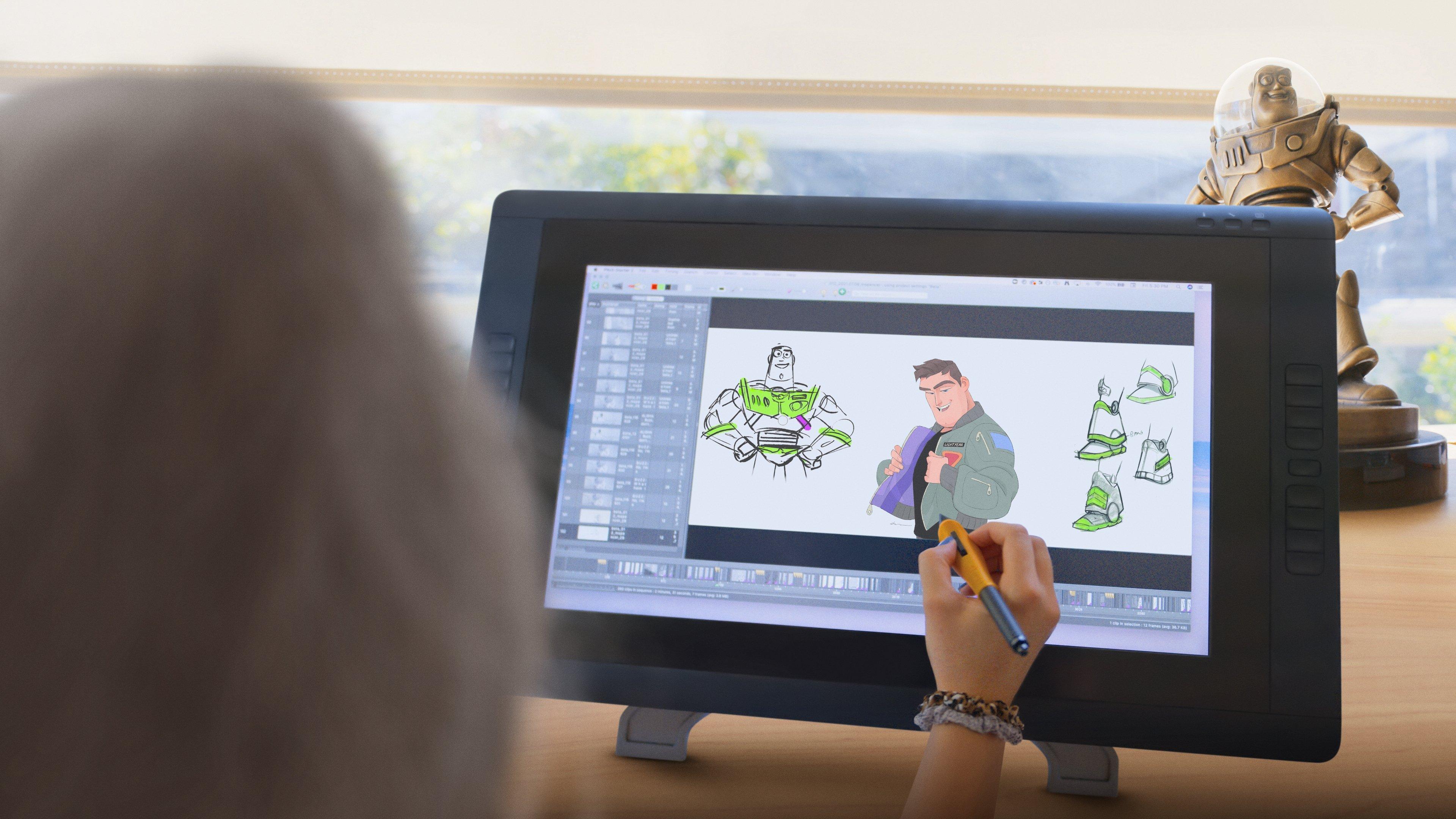 Beyond Infinity: Buzz and the Journey to Lightyear 2022 movie scene