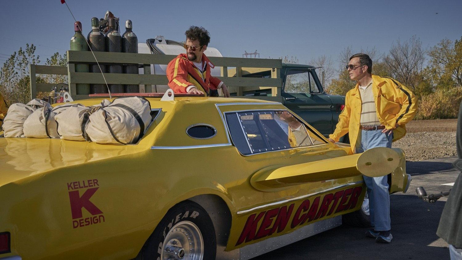 The Stunt Driver 2026 movie scene