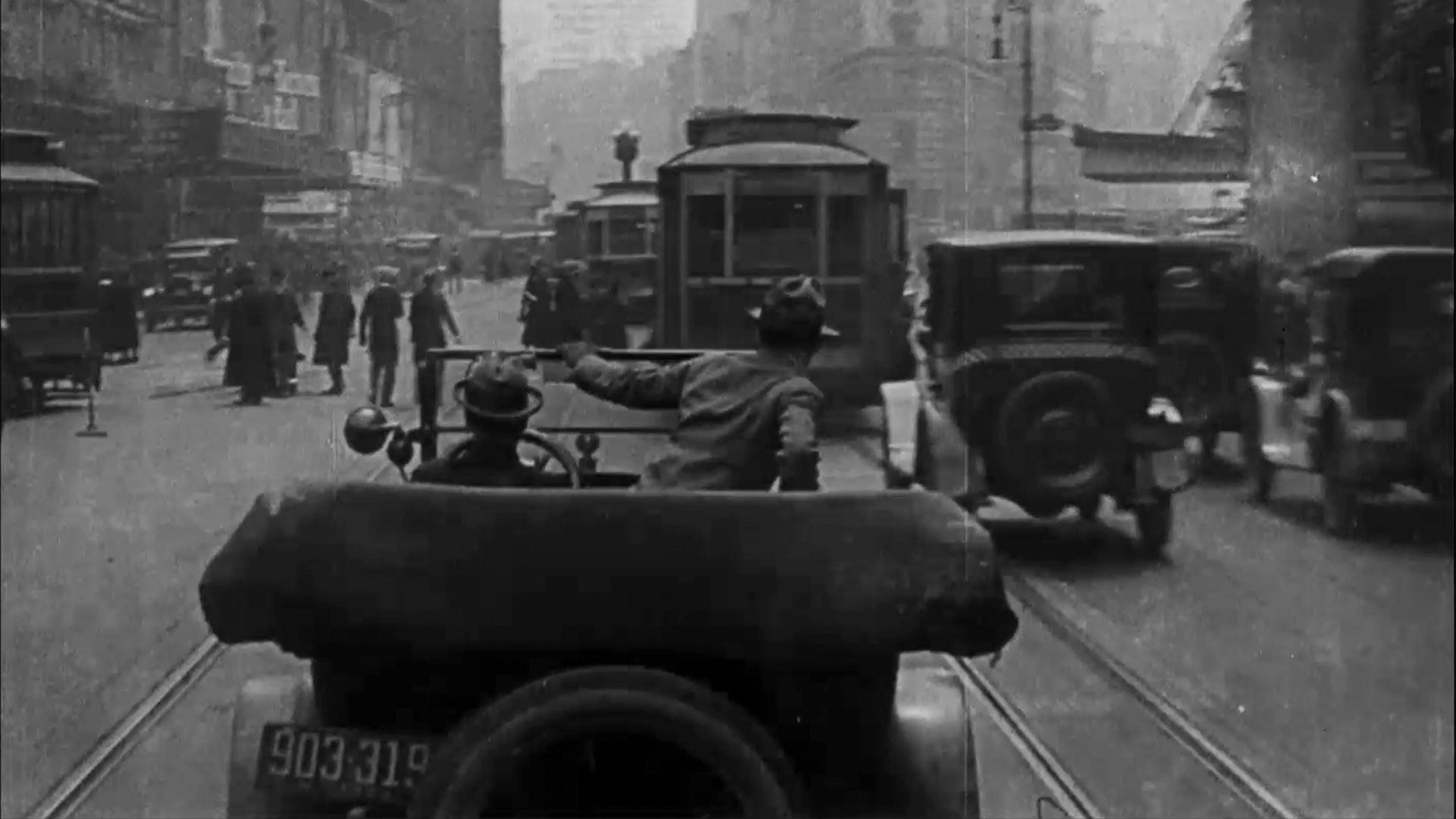 Into the Net 1924 movie scene