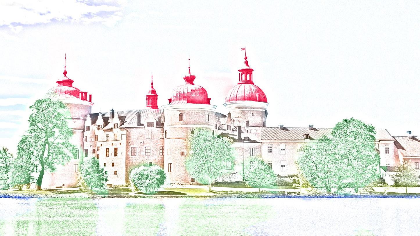 Gripsholm Castle 1963 movie scene