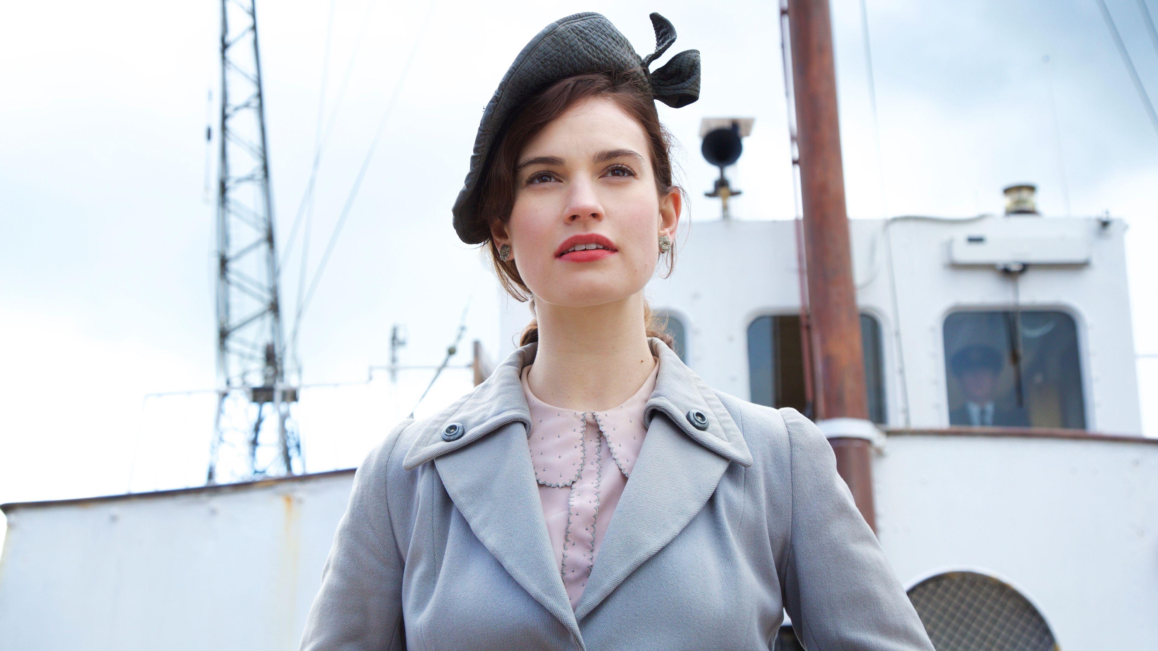 The Guernsey Literary & Potato Peel Pie Society 2018 movie scene
