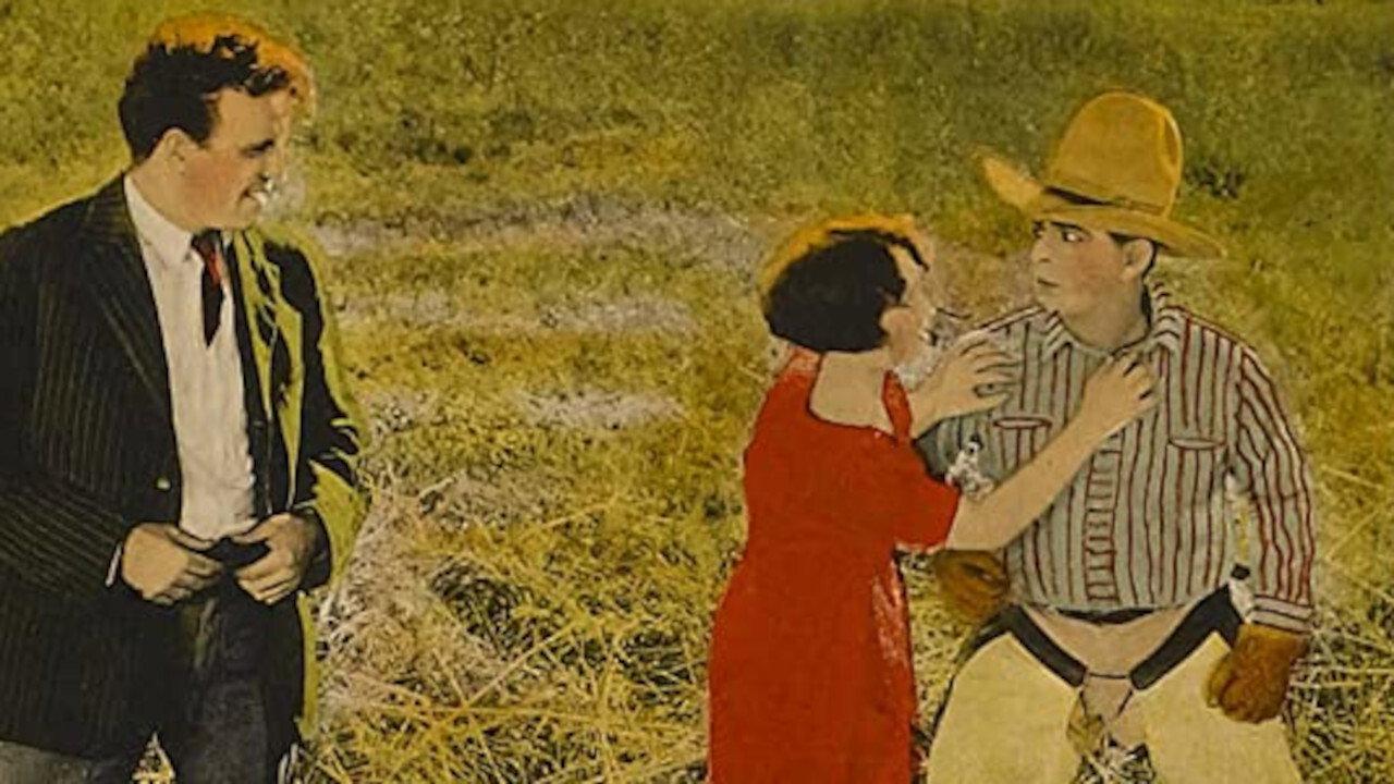The Silent Rider 1927 movie scene