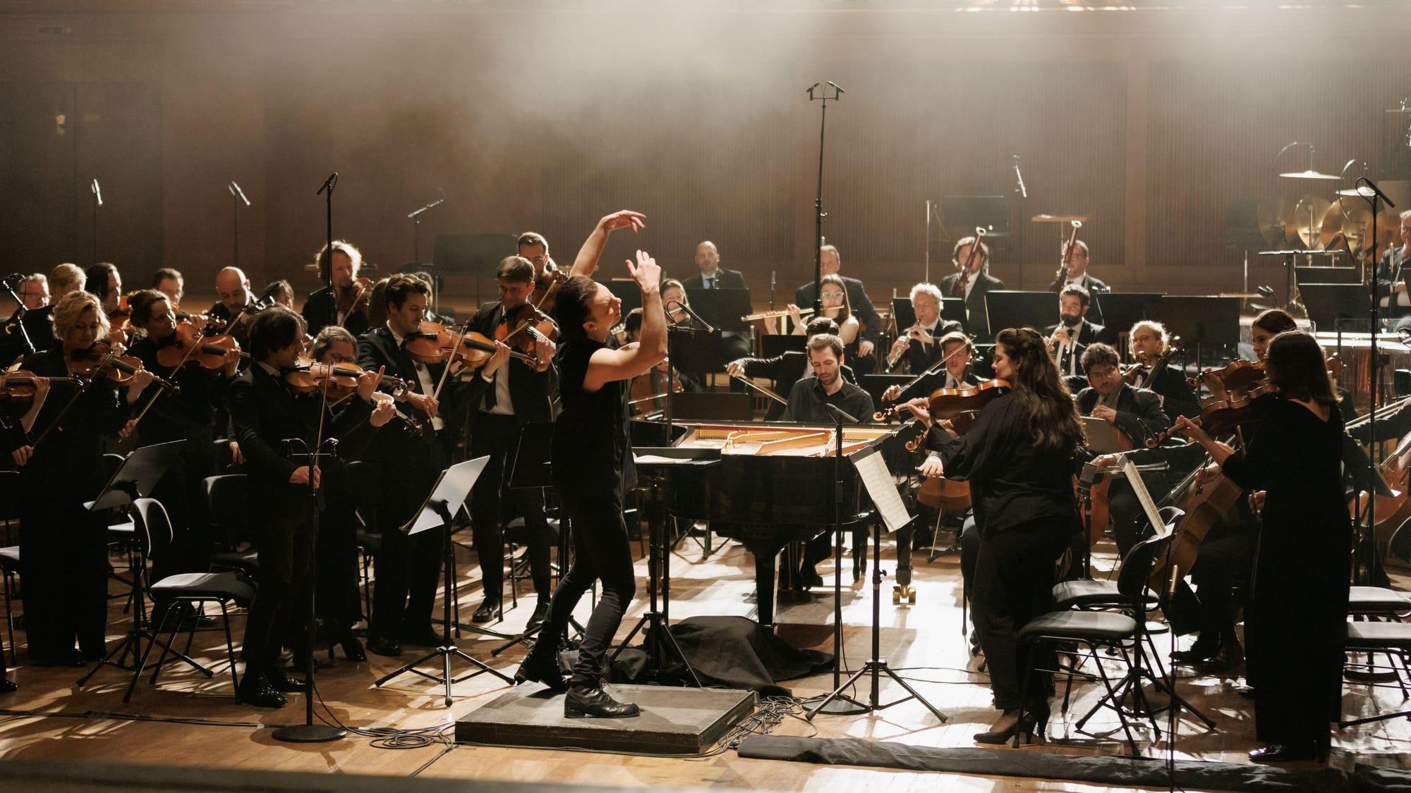 Teodor Currentzis conducts Brahms and Mahler 2026 movie scene