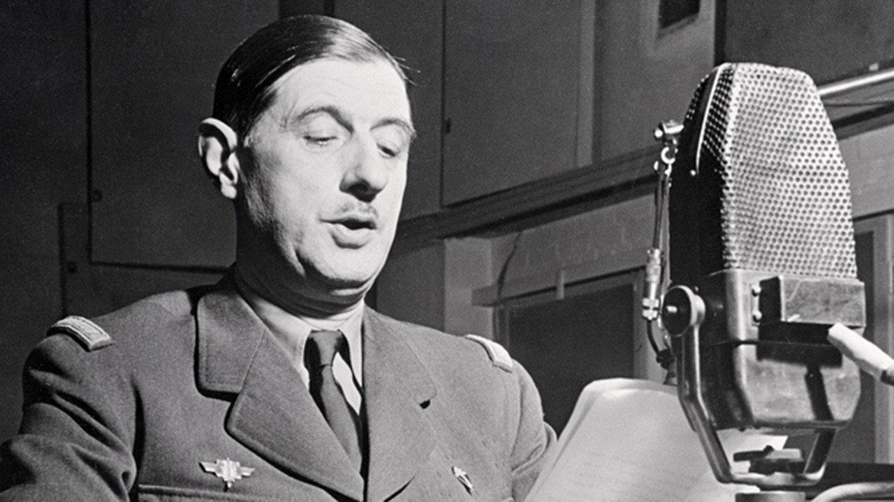 De Gaulle and the Free French in World War II 2010 movie scene