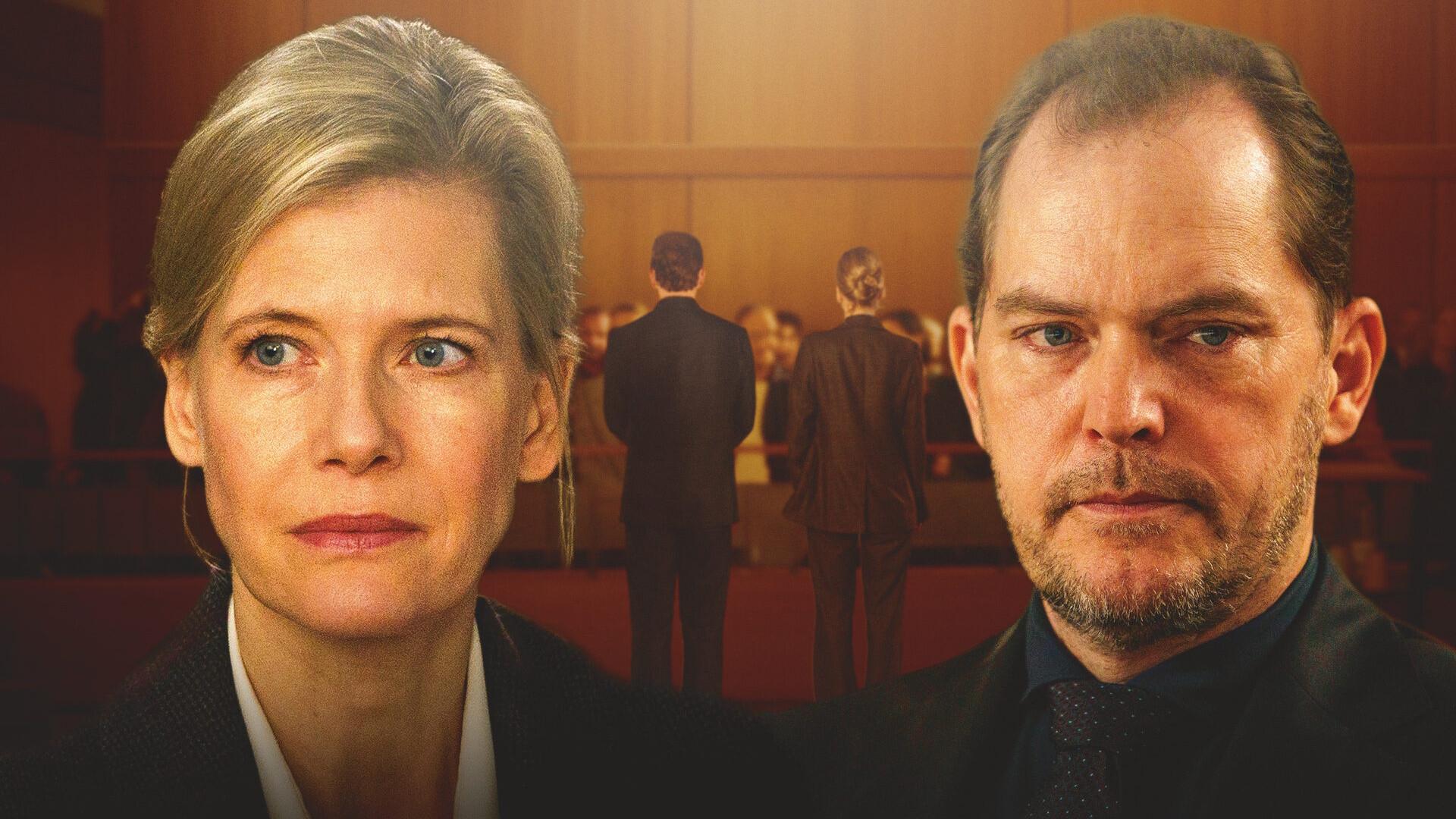 Sie sagt. Er sagt. 2024 movie scene