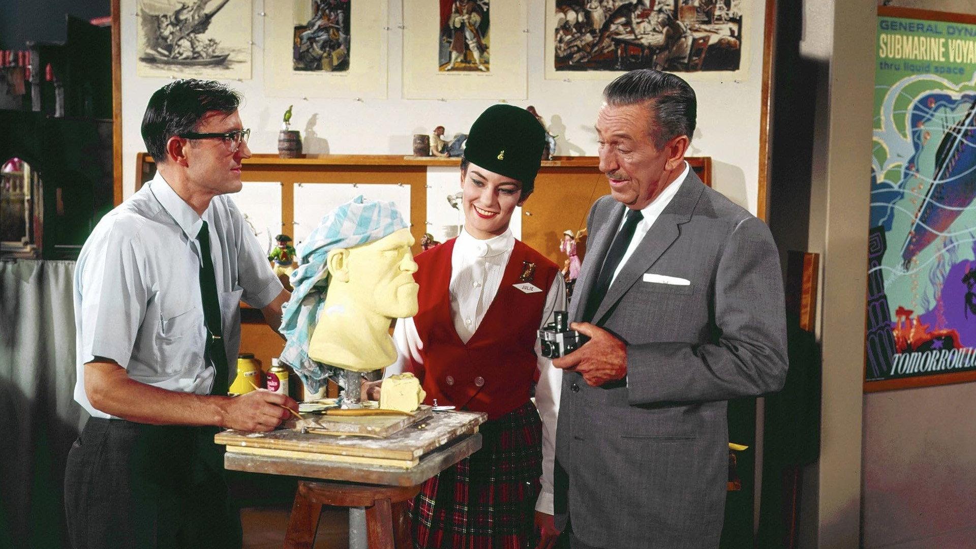 Disneyland 10th Anniversary 1965 movie scene
