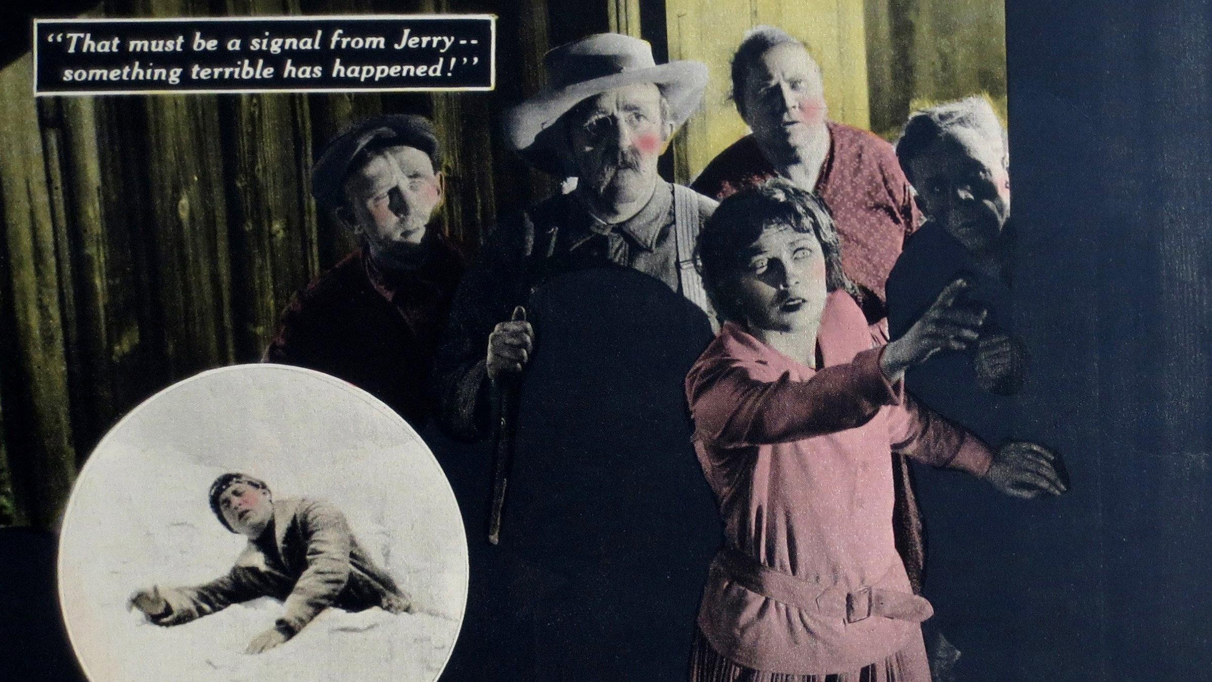 Peacock Feathers 1925 movie scene