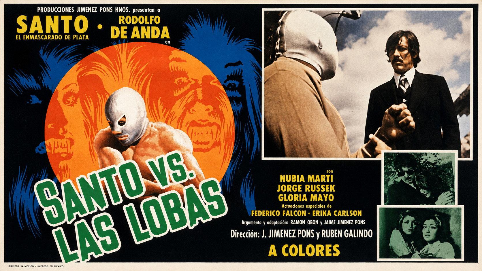 Santo vs. the She-Wolves 1976 movie scene