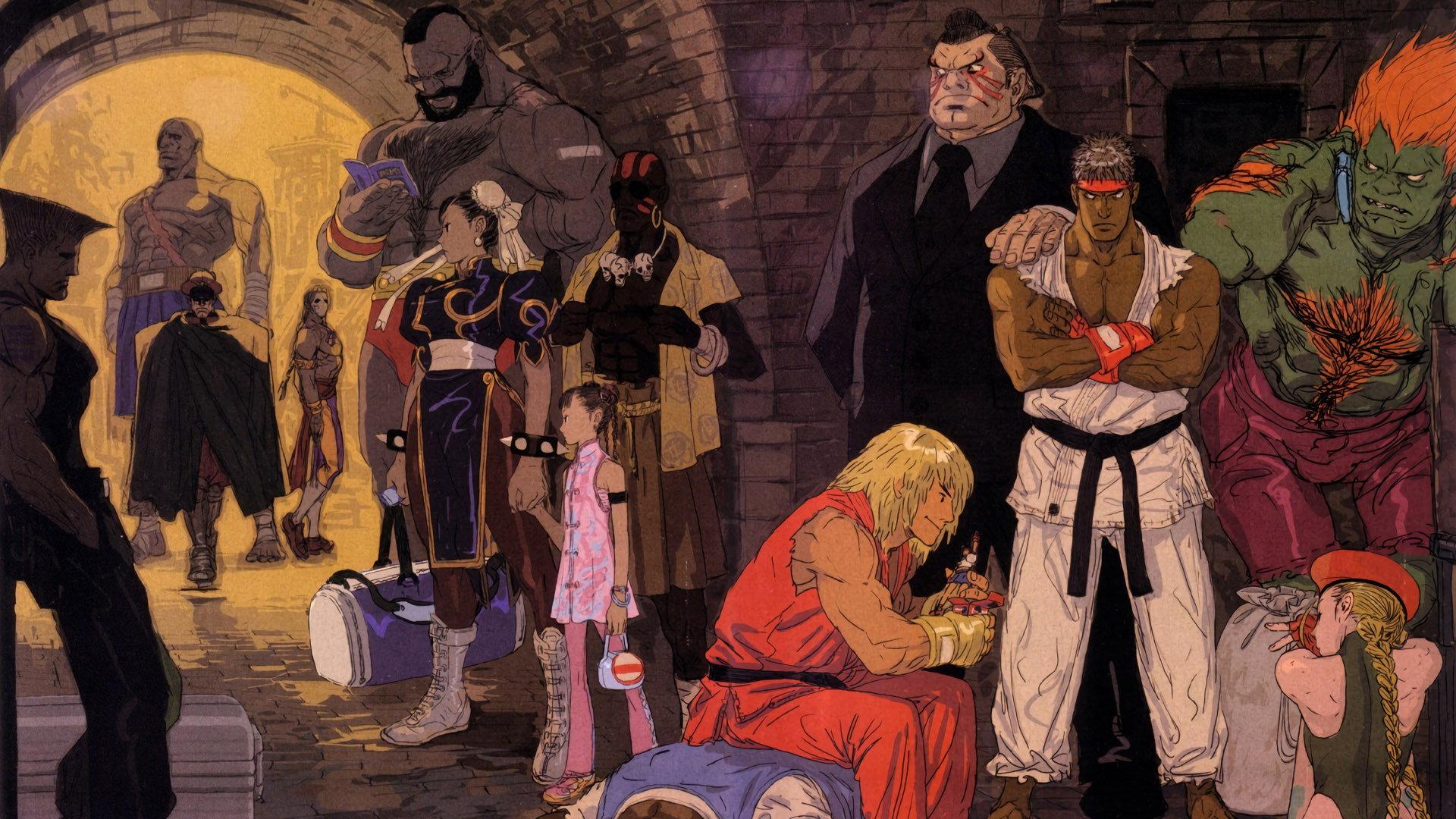 STREET FIGHTER SAGA ~Kakutou Bushiden~ Famitsu DVD Video 2003 movie scene