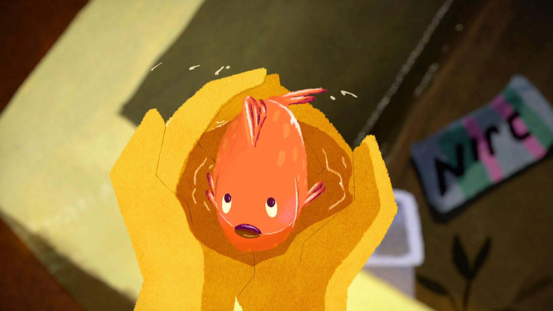 Water Path for a Fish 2016 movie scene