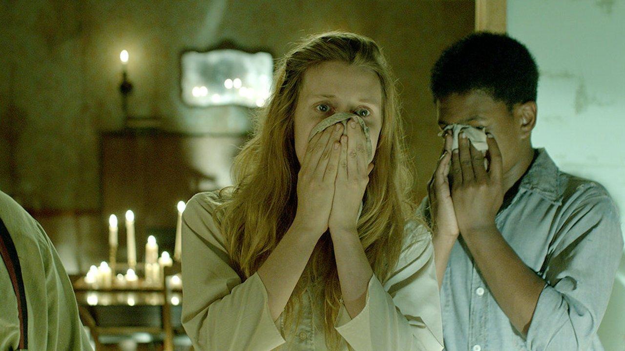 Darkness in Tenement 45 2020 movie scene