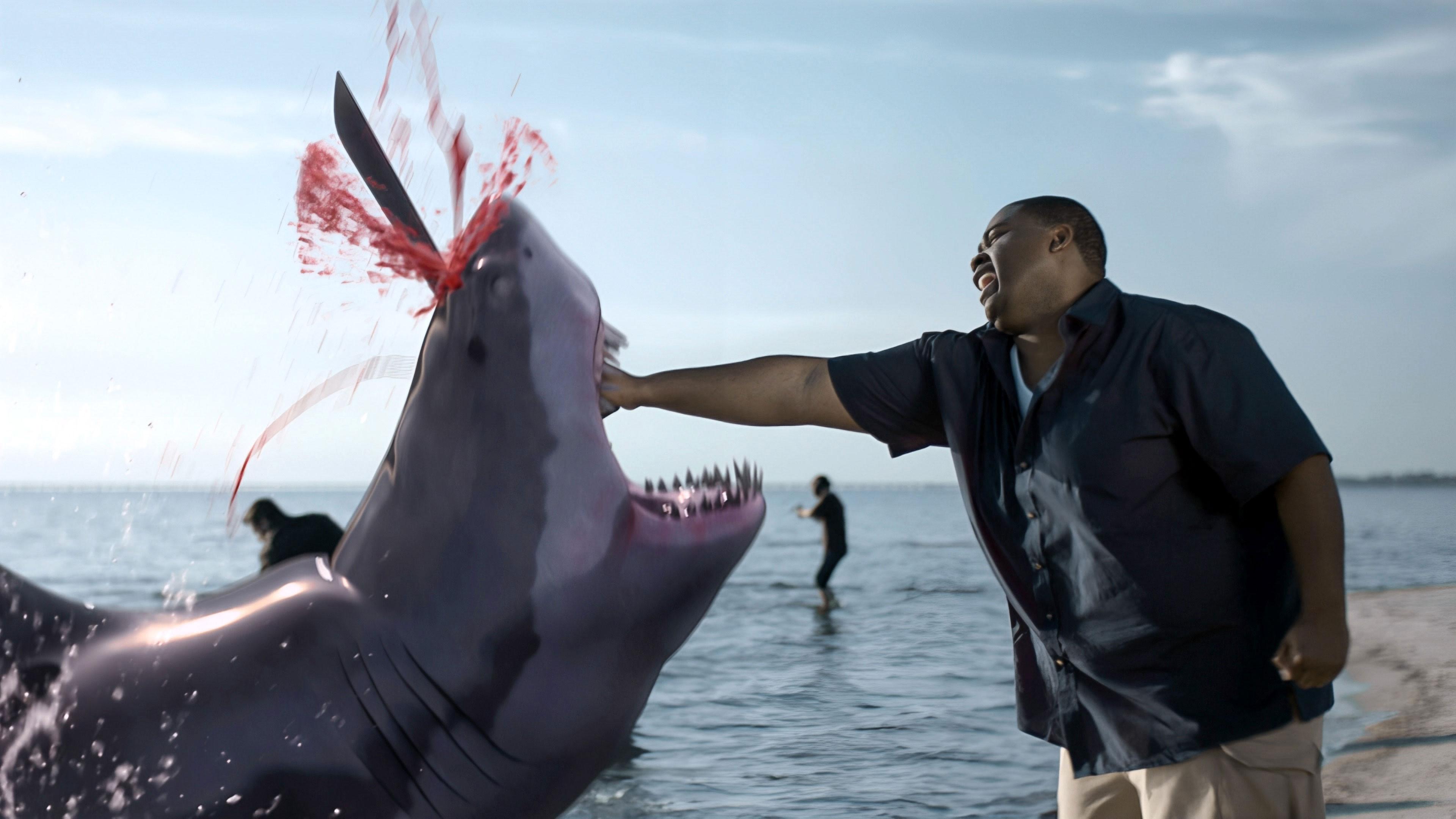 Zombie Shark 2015 movie scene