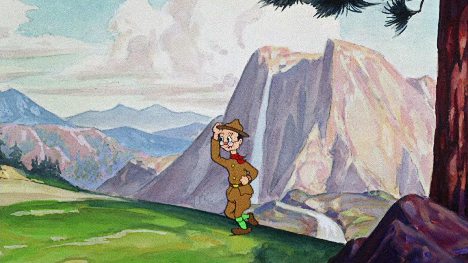 Cross Country Detours 1940 movie scene