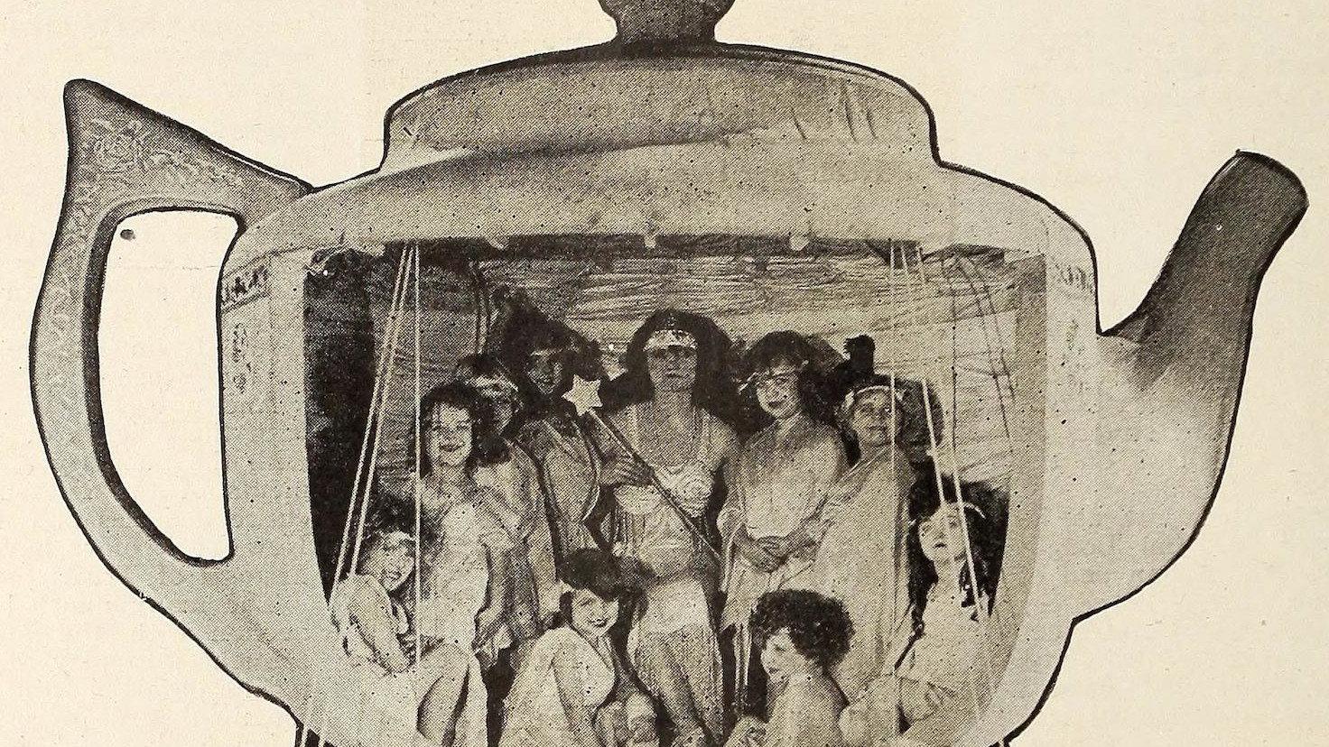 Tea- With a Kick! 1923 movie scene