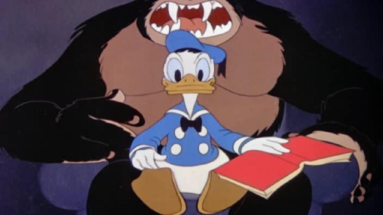 Donald Duck and the Gorilla 1944 movie scene