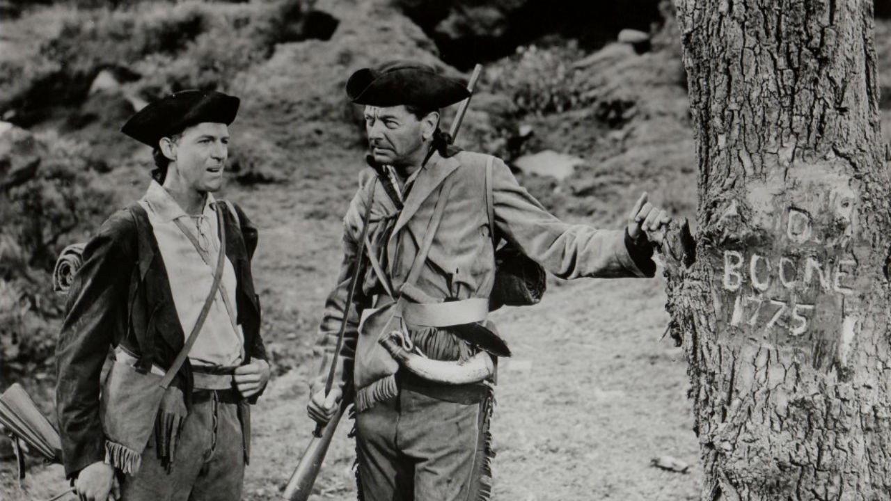 Daniel Boone, Trail Blazer 1956 movie scene