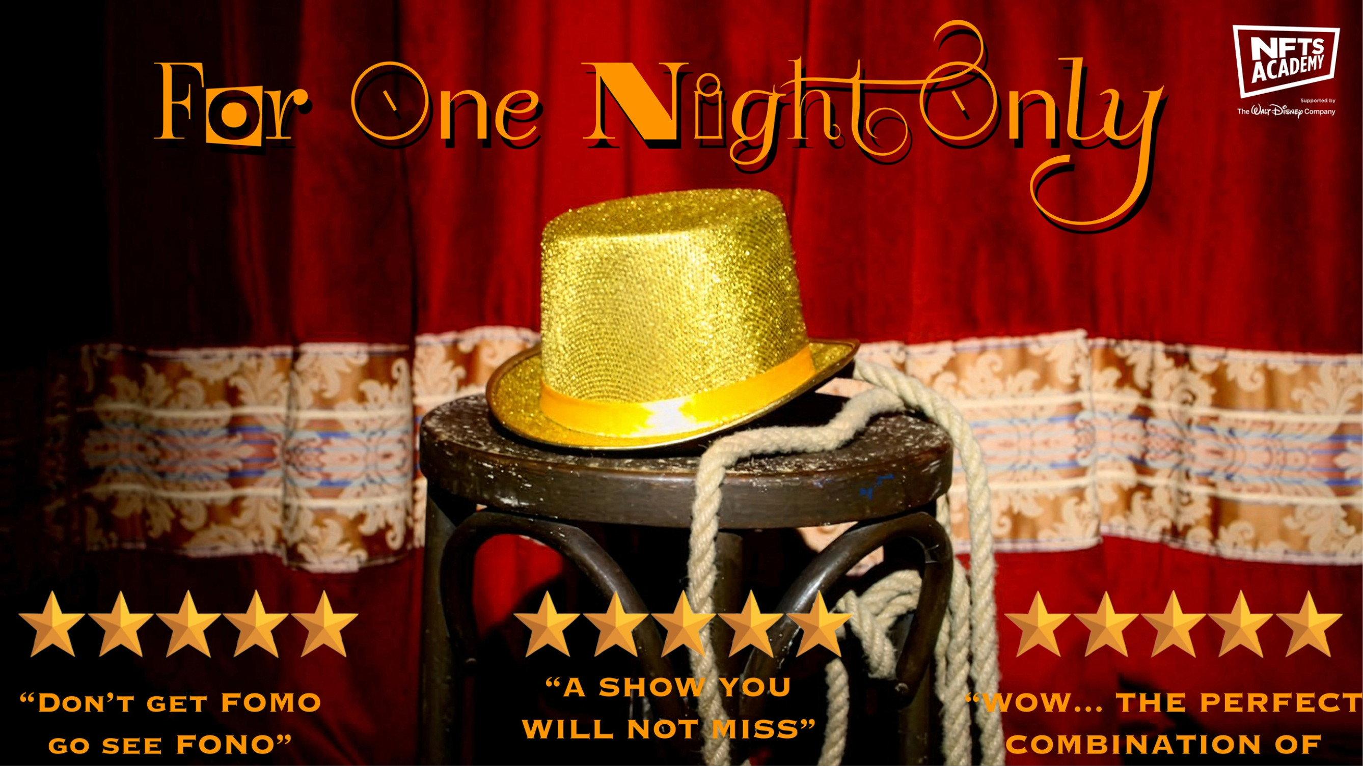 For One Night Only 2026 movie scene