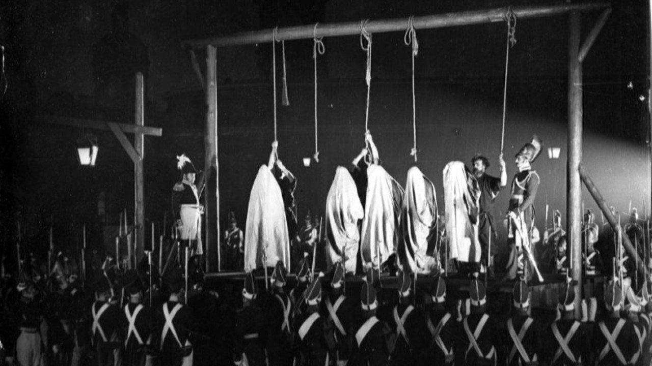 The Decembrists 1927 movie scene