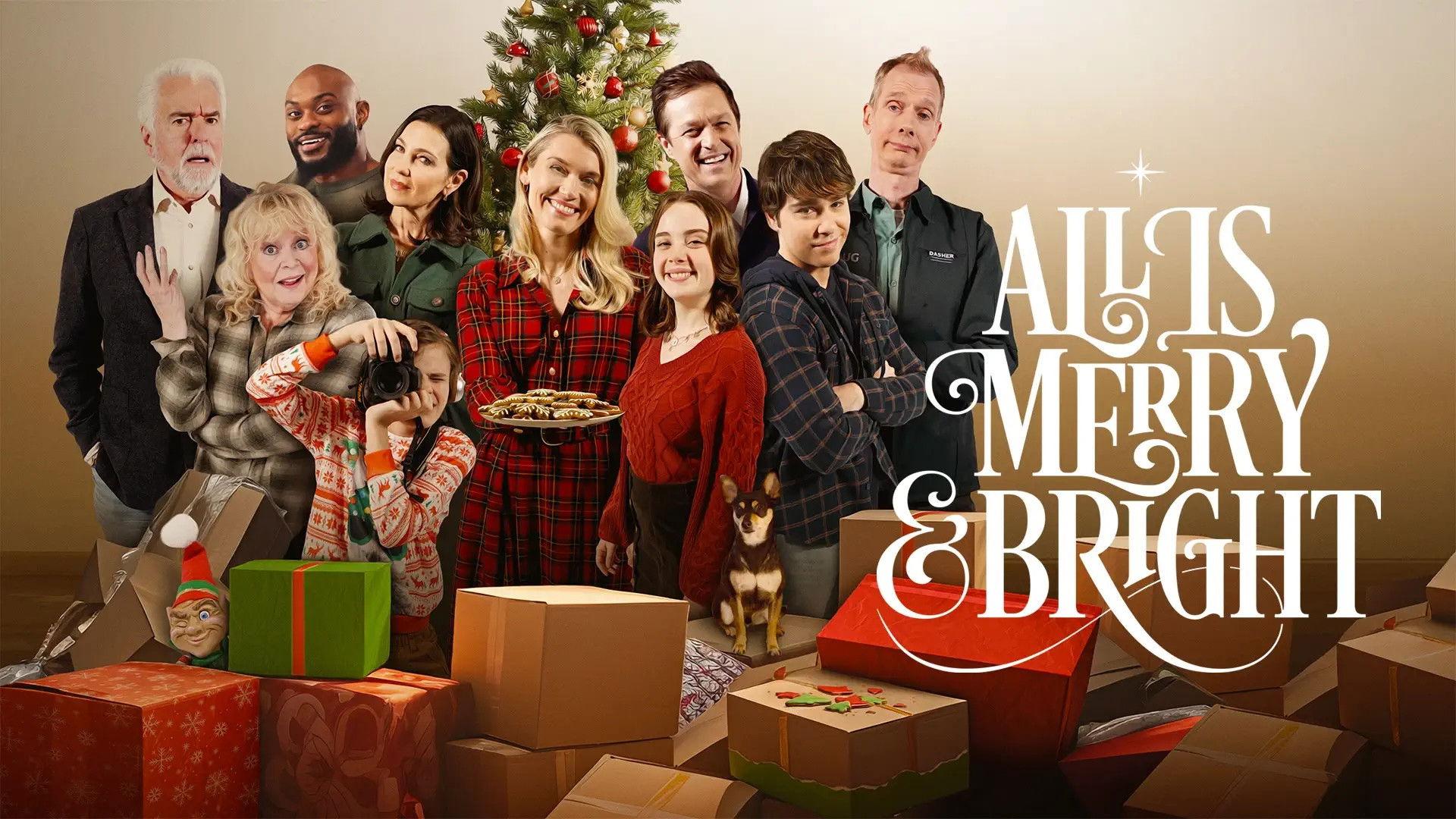 All Is Merry & Bright 2025 movie scene
