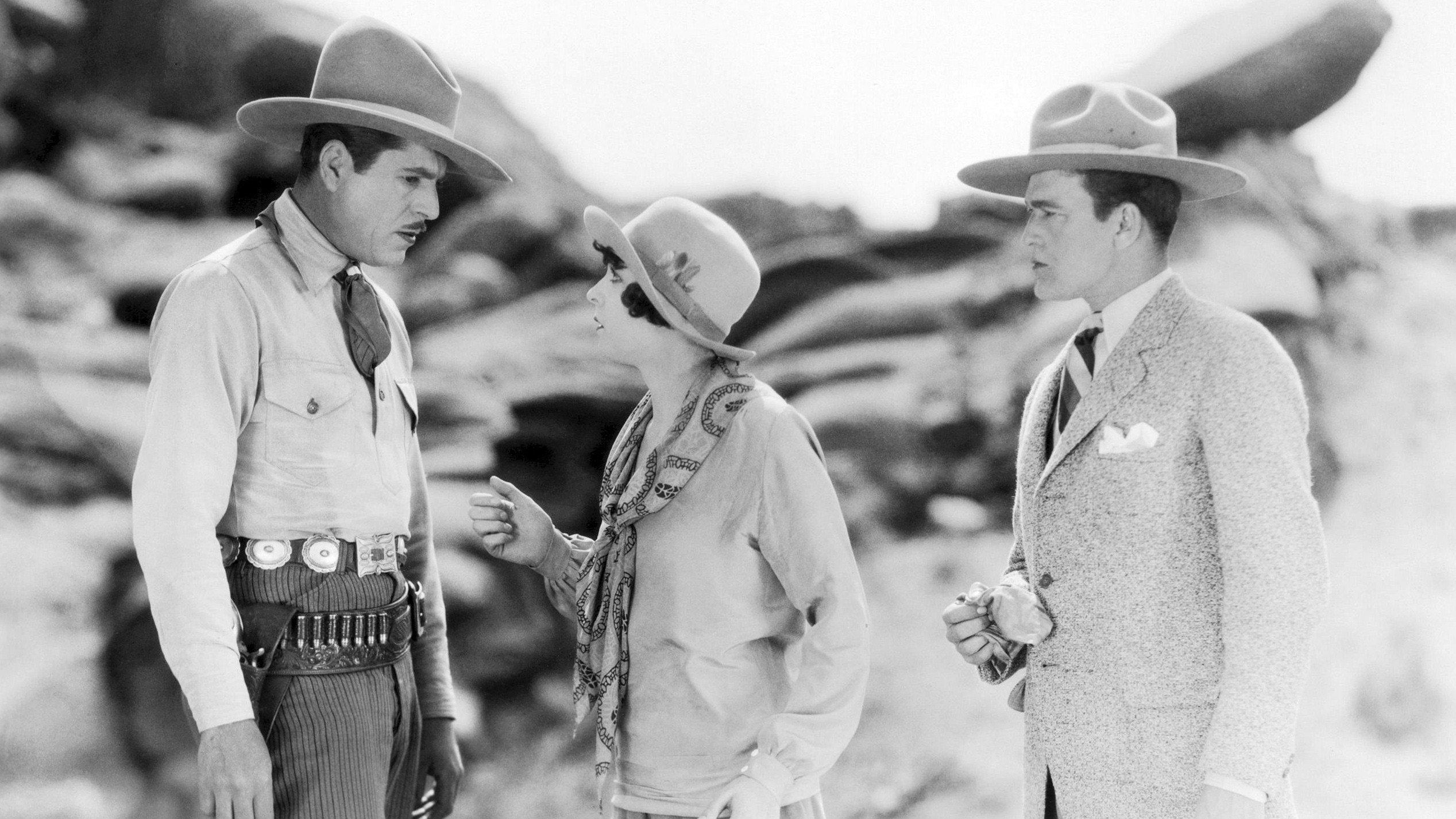 Drums of the Desert 1927 movie scene