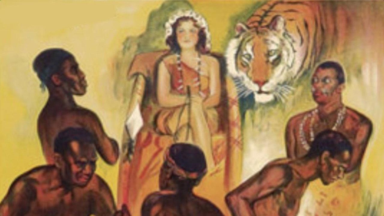 Queen of the Jungle 1935 movie scene