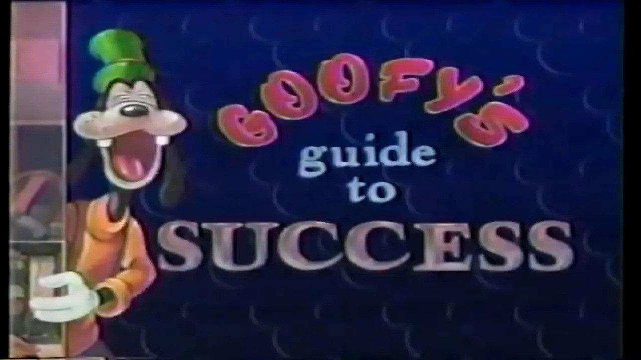 Goofy's Guide to Success 1990 movie scene