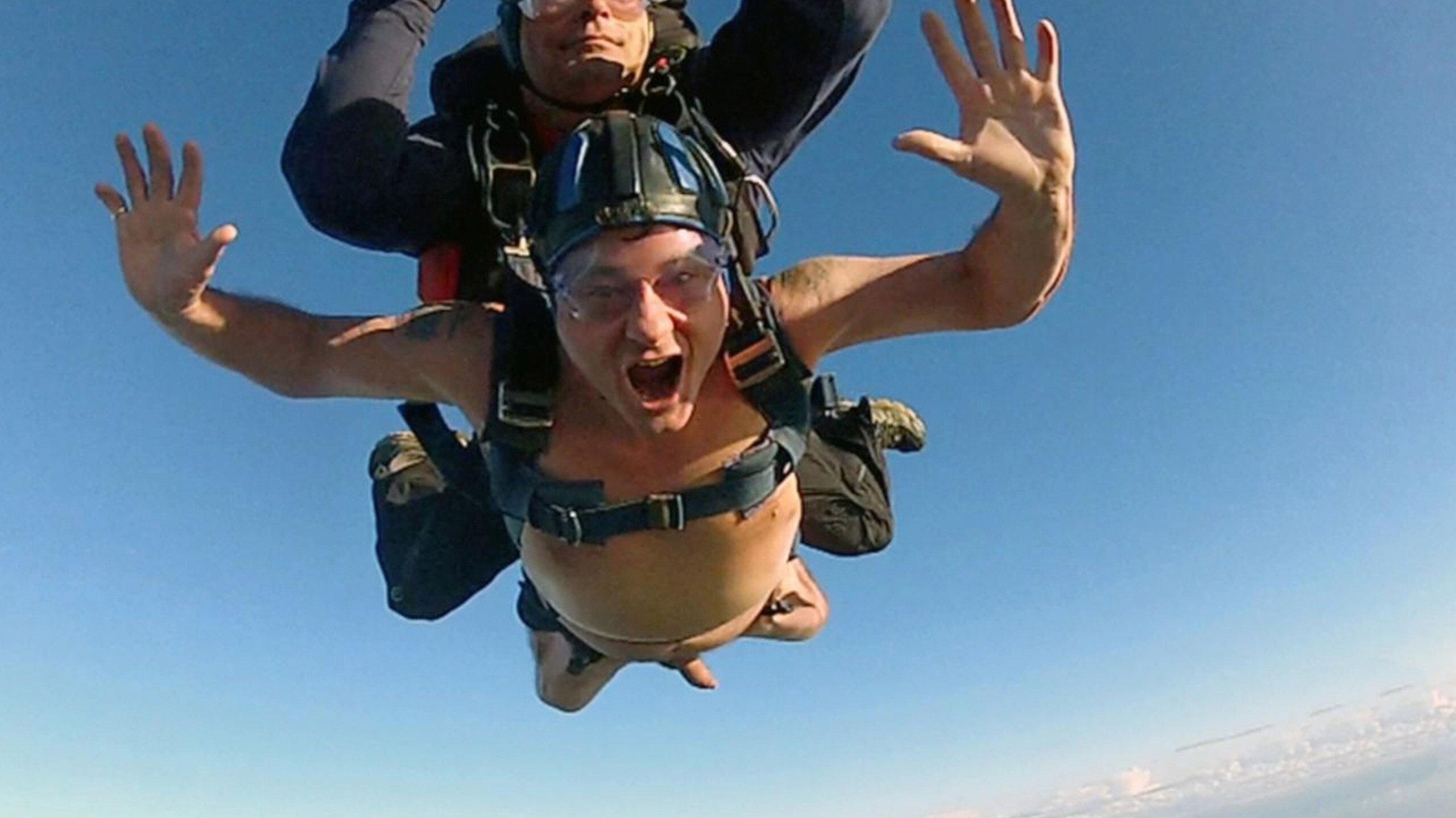The Man Who Streaked The World 2011 movie scene