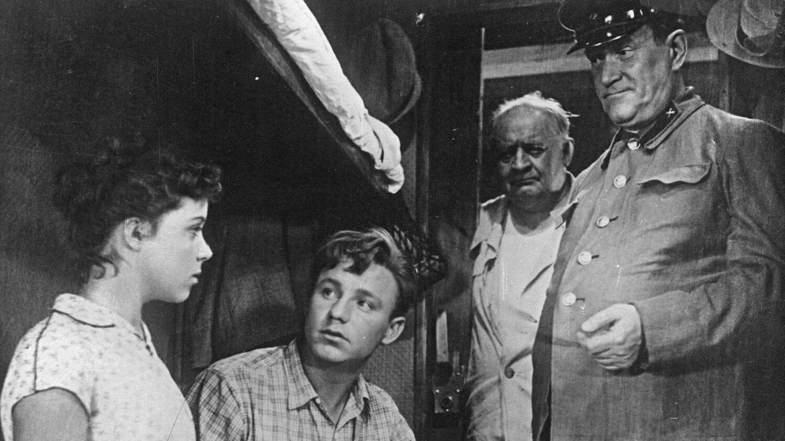 Girl without an Address 1958 movie scene
