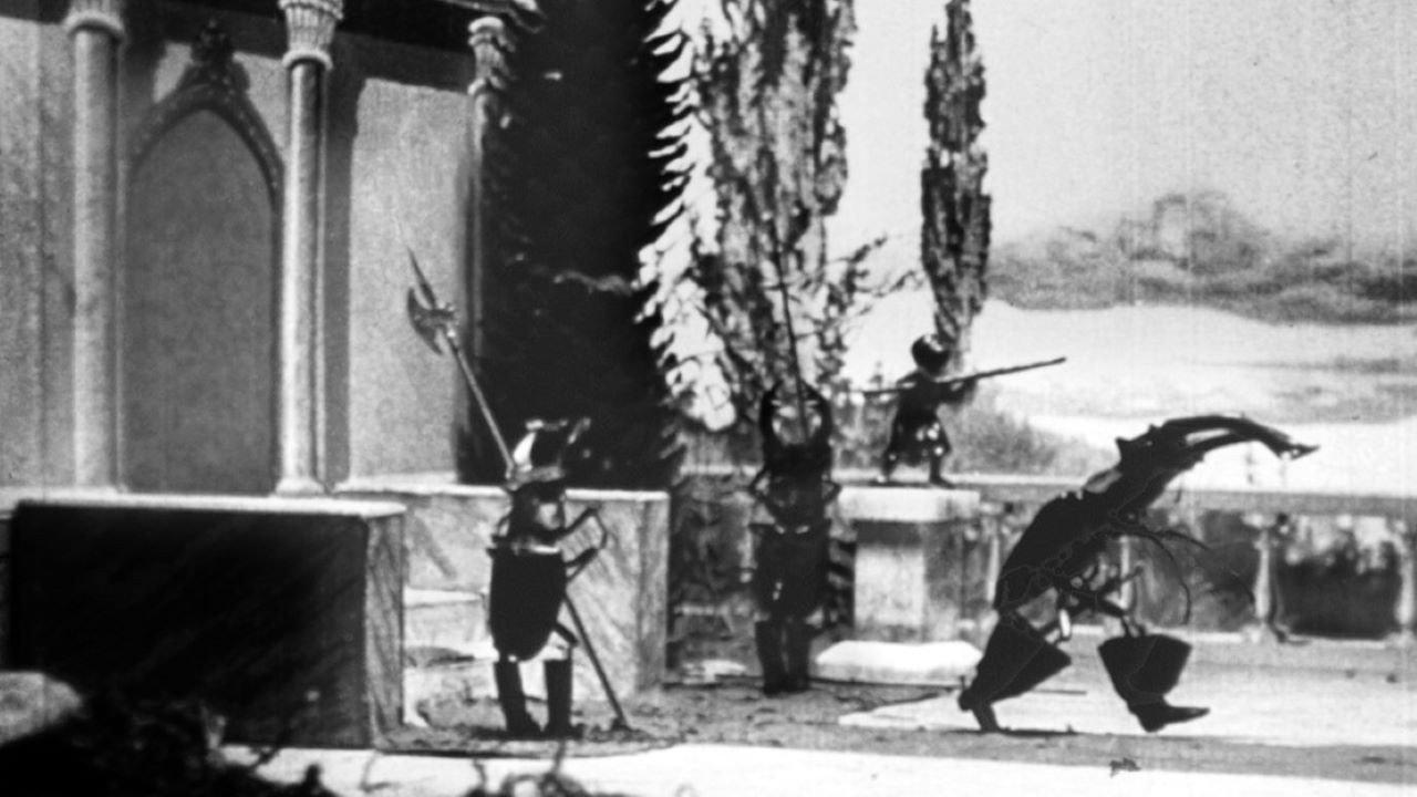 The Beautiful Leukanida 1912 movie scene